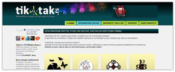 satovi,poklon satovi,dekorativni satovi,satovi po narudžbini TikTak.rs - dekorativni i poklon satovi - online shop